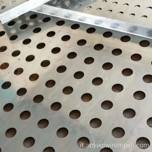 Mesh metallico perforato in foglio perforato in alluminio